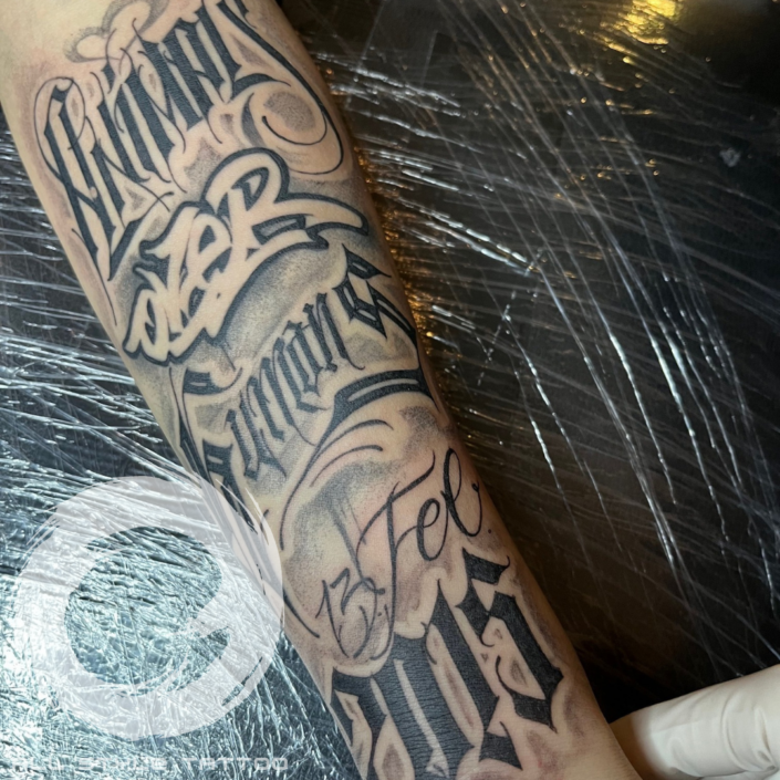 Allstyle Tattoostudio Werneuchen lettering text tattoo tattoo fonts