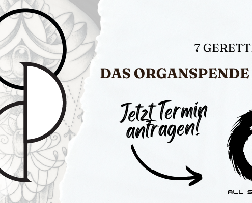 Das OptInk Organspende Tattoo als Organspendeausweis auf der Haut!