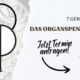 Das OptInk Organspende Tattoo als Organspendeausweis auf der Haut!