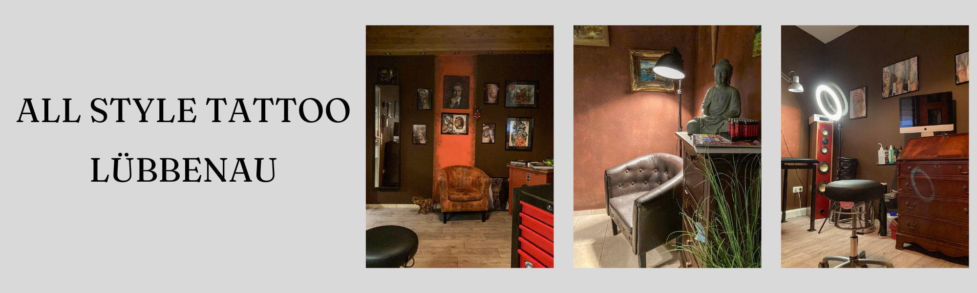 Tattoo Studio Lübbenau im Spreewald – moderner, privater Raum für individuelle Tattoo-Sessions bei All Style Tattoo