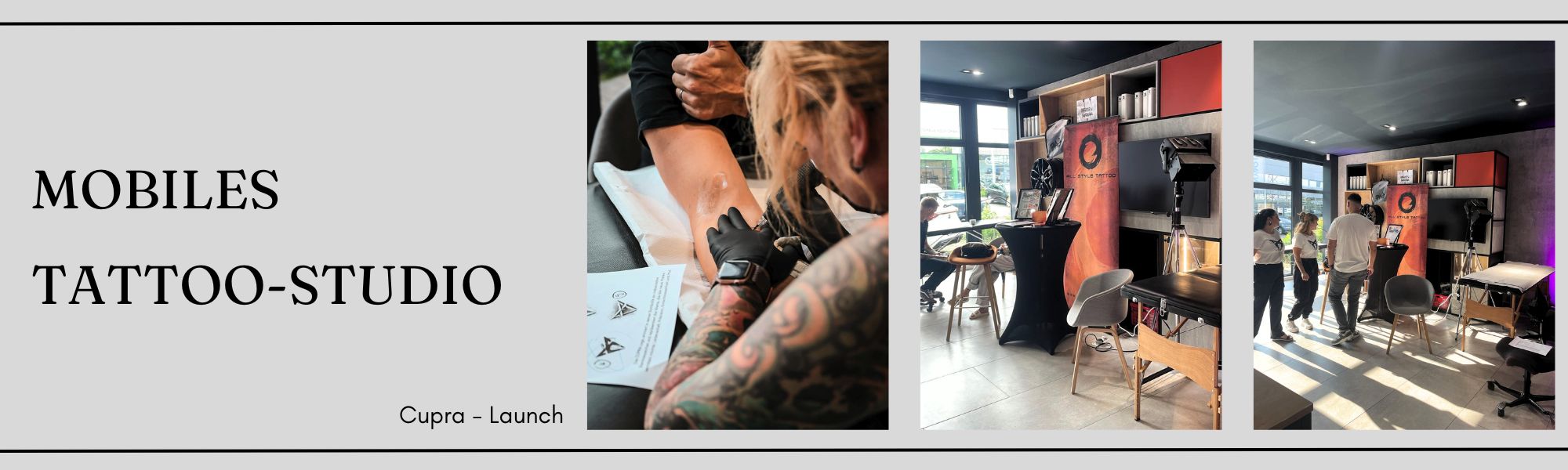 All Style Tattoo Team bei Brand Activation – Tattoos als Event-Highlight für Kunden und Mitarbeitende
